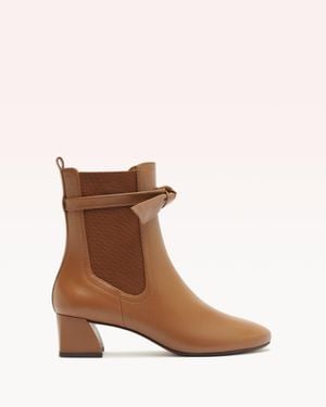 Alexandre Birman Clarita Almond Bootie 45 - Brown