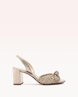 Alexandre Birman Easy Clarita Block 75 Tresse - Natural
