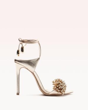 Alexandre Birman Zaya 100 Metallic - Natural