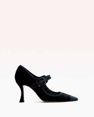 Alexandre Birman Jada 85 Blu Notte Pump - Black