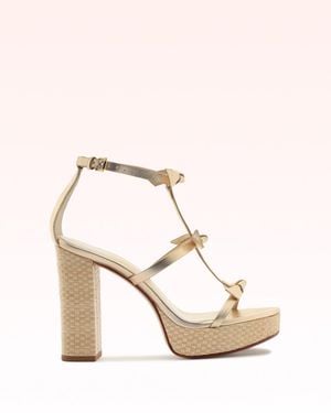 Alexandre Birman Slim Lolita Raffia 120 - Natural