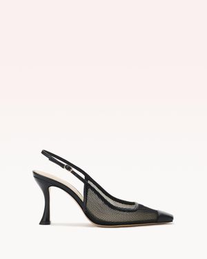 Alexandre Birman Olivia Mesh 85 Black - Natural