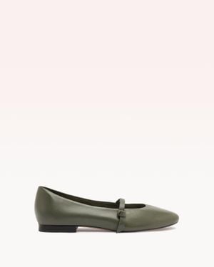 Alexandre Birman Slim Clarita Ballerina Olivine - Green