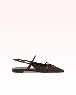 Alexandre Birman Tita Moire Flat - White