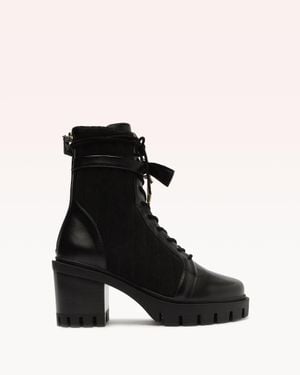 Alexandre Birman Quilted Clarita Combat Bootie 65 - Black