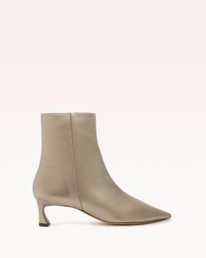 Alexandre Birman Myra Metallic Bootie 50 - Natural