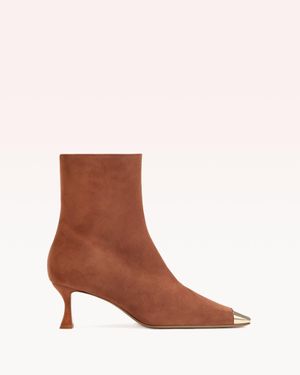 Alexandre Birman Olivia Retro 60 Bootie - Brown