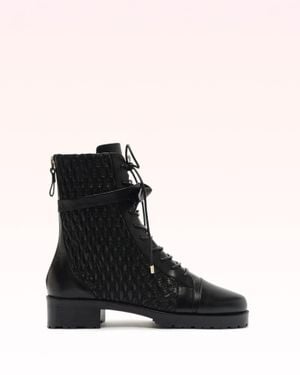 Alexandre Birman Quilted Clarita Combat 30 - Black