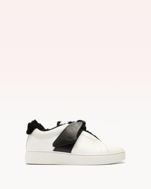 Alexandre Birman Asymmetric Clarita Sneaker Montone Black - Natural