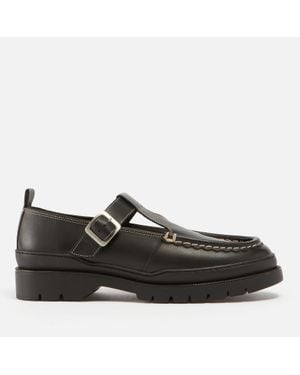 Kleman Rade Full-Grain Leather Shoes - Black