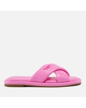 Kate Spade Faux Leather Rio Slides - Pink