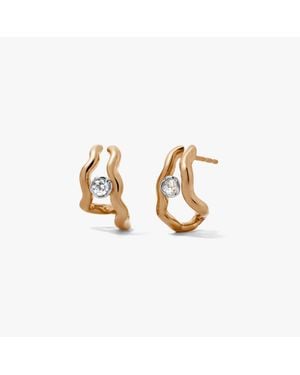 Annoushka Whoopsie Daisy Double Hoop Earrings - Metallic