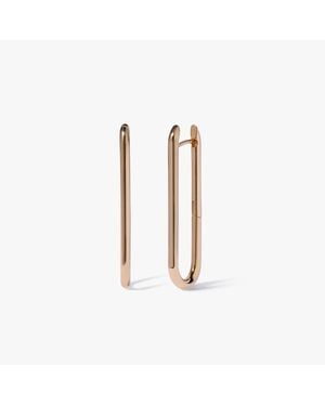 Annoushka Knuckle Long Hoop Earrings - White