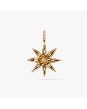 Annoushka Mythology Star Anise Charm Pendant - Metallic