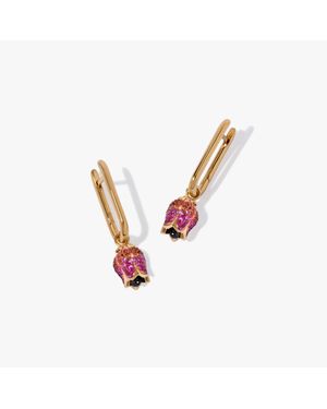 Annoushka Tulips & Knuckle Earrings - White
