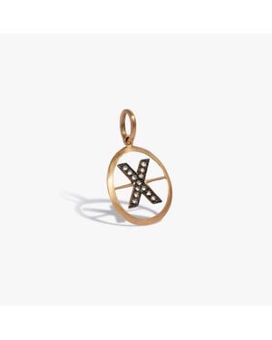 Annoushka Initials X Pendant - Metallic