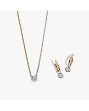 Annoushka Whoopsie Daisy Earrings & Necklace Gift Set - Metallic
