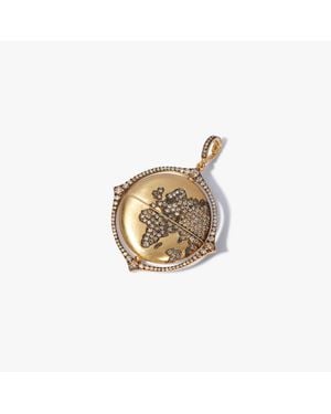 Annoushka Mythology Spinning Globe Charm Pendant - Metallic