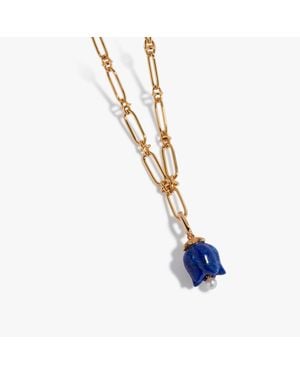 Annoushka Tulips & Knuckle Necklace - Blue