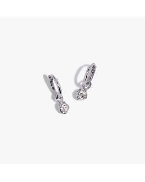 Annoushka Small Hoop Whoopsie Daisy 0.20Ct Diamond Earrings - Metallic