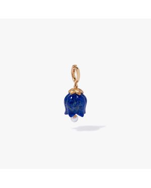 Annoushka Tulips 18ct Yellow Gold Lapis Lazuli Charm Pendant - Blue