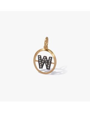 Annoushka Initials W Pendant - White