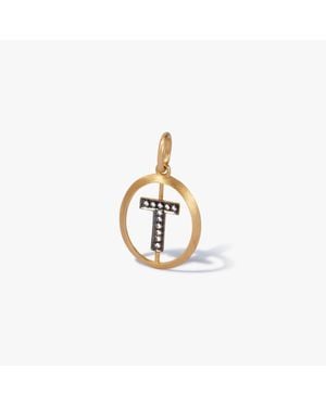 Annoushka Initials T Pendant - Metallic