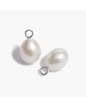 Annoushka Baroque Pearl Earring Drops - White