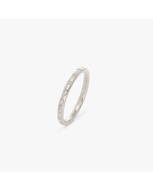 Annoushka 18Ct Diamond 2Mm Wedding Band - White