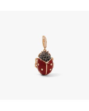 Annoushka Mythology Ladybird Charm Pendant - White
