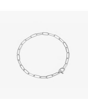 Annoushka 14ct White Gold Mini Cable Chain Bracelet - Metallic
