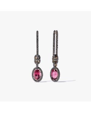 Annoushka Knuckle Dust Tourmaline & Diamond Earrings - White