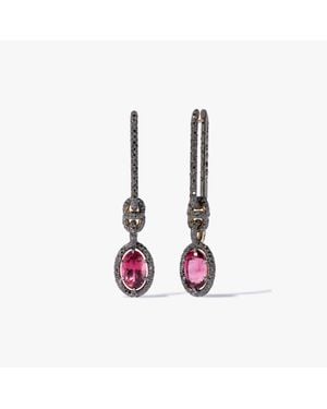 Annoushka Knuckle Dust Tourmaline & Diamond Earrings - White