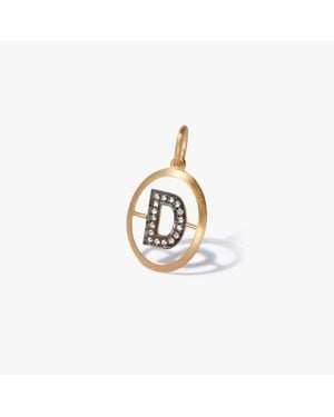 Annoushka Initials D Pendant - White