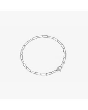 Annoushka 14ct White Gold Mini Cable Chain Bracelet - Metallic