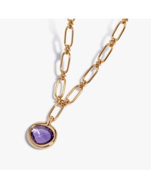 Annoushka Sweetie Amethyst & Knuckle Necklace - White