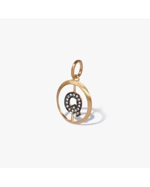 Annoushka Initials Q Pendant - Metallic