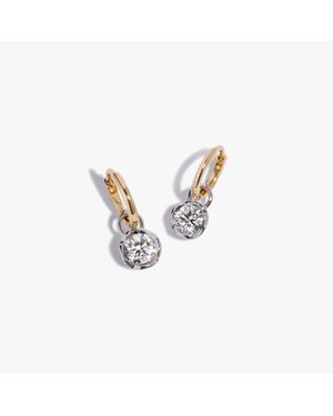 Annoushka Small Hoop Whoopsie Daisy 1Ct Diamond Earrings - Metallic