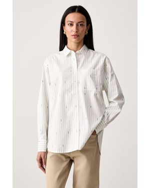 Lacoste Camicia Da Donna - Neutro