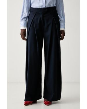 ERMANNO FIRENZE Pantaloni Wide Leg Da Donna - Nero