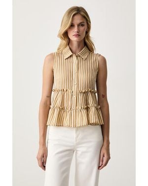 Morgan Camicia Da Donna Con Viscosa - Neutro