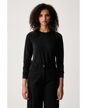 The North Face A Maniche Lunghe Da Donna Golden Ridge - Nero