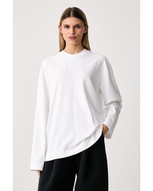 Nike Maglietta A Maniche Lunghe Da Donna - Bianco