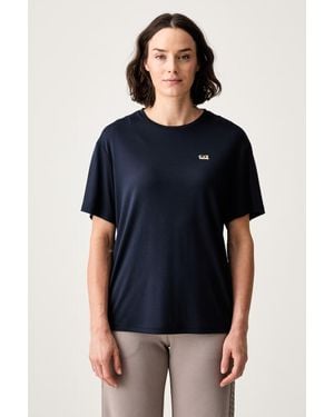 EA7 T-Shirt Da Donna Con Viscosa - Blu