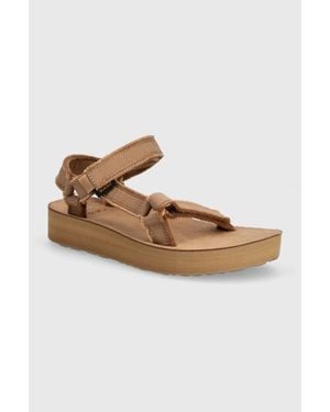 Teva Sandali Midform Universal Canvas - Marrone