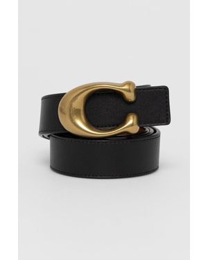 COACH Cintura Reversibile Da Donna - Nero