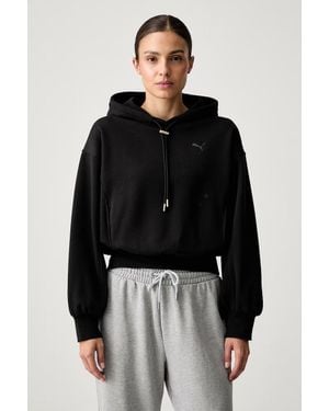 PUMA Felpa Con Cappuccio Da Donna Con Cotone Hyrox - Nero