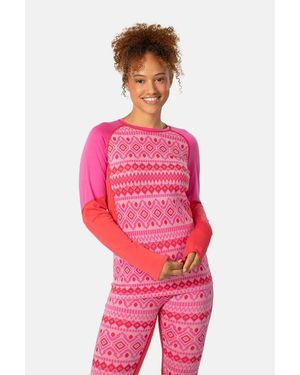 Kari Traa Longsleeve Funzionale Malia - Rosso