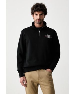 GANT Felpa Da Uomo Con Cotone - Nero
