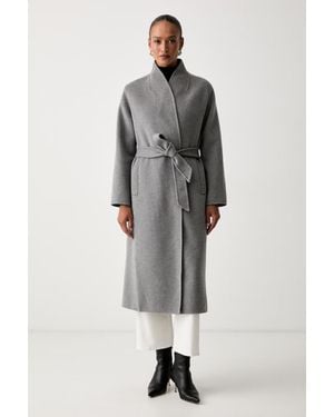 SEVENTY VENEZIA Cappotto Da Donna Con Lana - Grigio